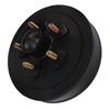10 Inch Trailer Brake Hub Drum 5 Bolts Heavy Duty 5 On 4.5in Brake Hub Assembly for 3500 Lbs Trailer Axles Without Bearing Kit