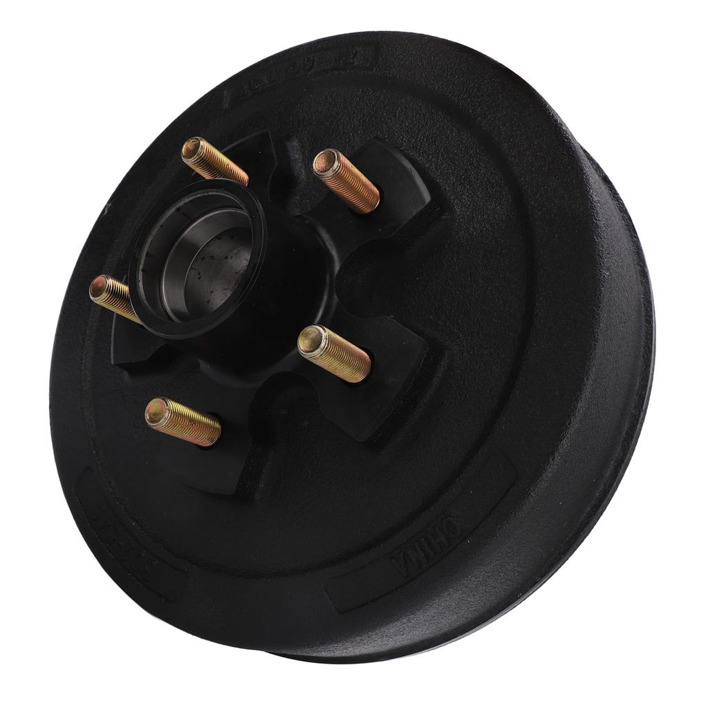 10 Inch Trailer Brake Hub Drum 5 Bolts Heavy Duty 5 On 4.5in Brake Hub Assembly for 3500 Lbs Trailer Axles Without Bearing Kit