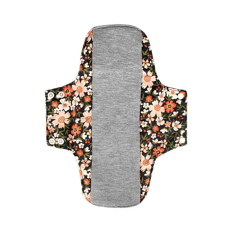 New 23cm Washable Graphene Cotton Antibacterial Reusable Menstrual Pads