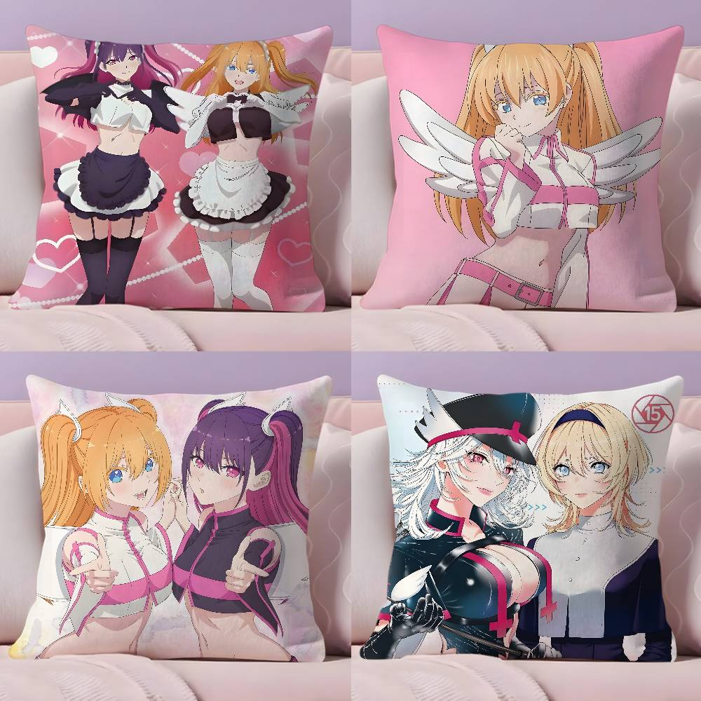 Anime 2.5 Dimensionale Verführung Kissenbezug Kissenbezug Ultraweicher Hautfreundlicher Stoff Wolkenähnlicher Komfort & Verdeckter Reißverschluss