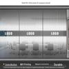 Frosted Glass Lattice Window & Door Privacy Sticker for Office and Café Decor