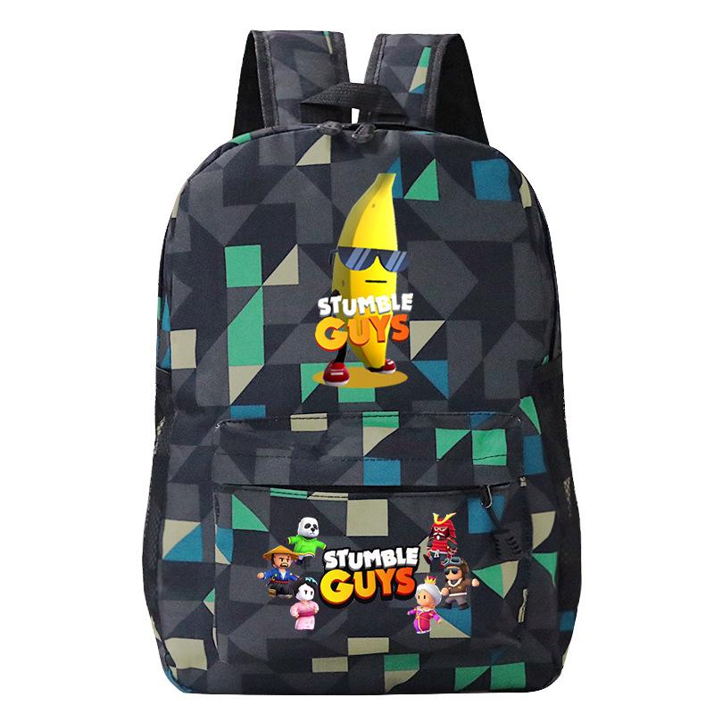 Collision Party Game Merchandise Printing Trend Student Leisure Children Double Shoulder Bag