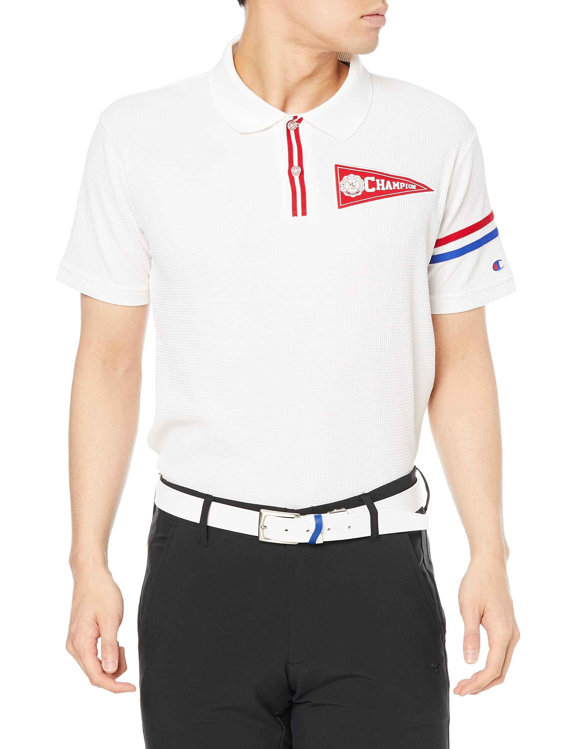 

Champion Shadan Вафельное поло с коротким рукавом UV с рубашкой размера XL, Быстросохнущее, Теплозащитное, Защита, Логотип в одной точке, Гольф, Мужское, Молочно-белый,