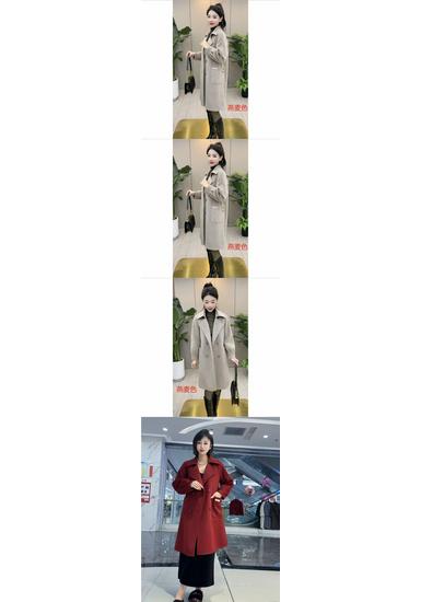 Elegant Long Woolen Coat - New Loose Mid-Length Outerwear for Autumn/Winter 2025