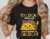 Taco Cat T-Shirt, Funny Cat Lover Cinco De Mayo Fiesta Tee