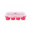 Silicone Soup Ice Cube Molds with Lid Food Meal Molds Multipurpose Freezer Soup Tray  Soup Storage