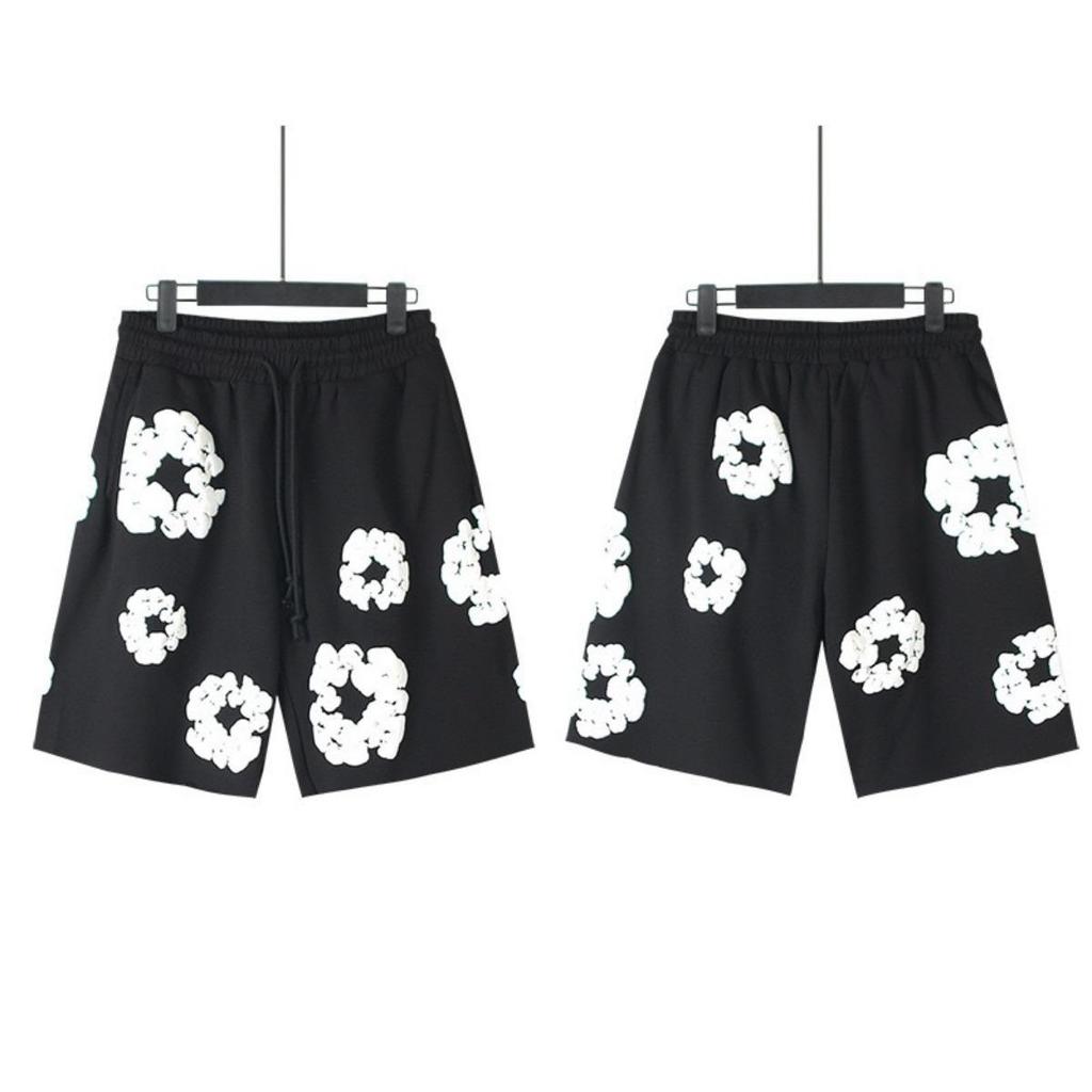 Casual Harajuku Y2k Amerikaanse 3D-geprinte bloemenshorts Vakantie Buitenshorts