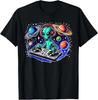 Alien DJ Funny Cosmic Space Rave EDM Music Festival Alien T-Shirt