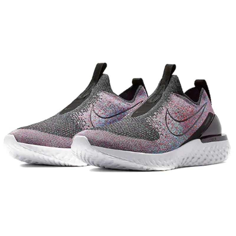 Nike Epic React Moc Flyknit Black University Red Hyper Jade Sneakers BV0417-002