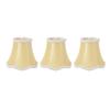 3PCS Fabric Lamp Shades E14 Clip On Vintage Decorative Table Lamp Replacement Shades for Candle