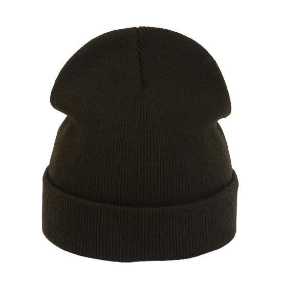 Simple Style Winter Beanies Unisex Solid Color Knit Beanies, Classic Slouchy Skull Cap for Winter, Soft Elastic Casual Warm Headwear Men Women,