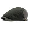 Spring Thin Breathable Cap Men's British Peaked Cap Retro Beret Stitching Forward Cap