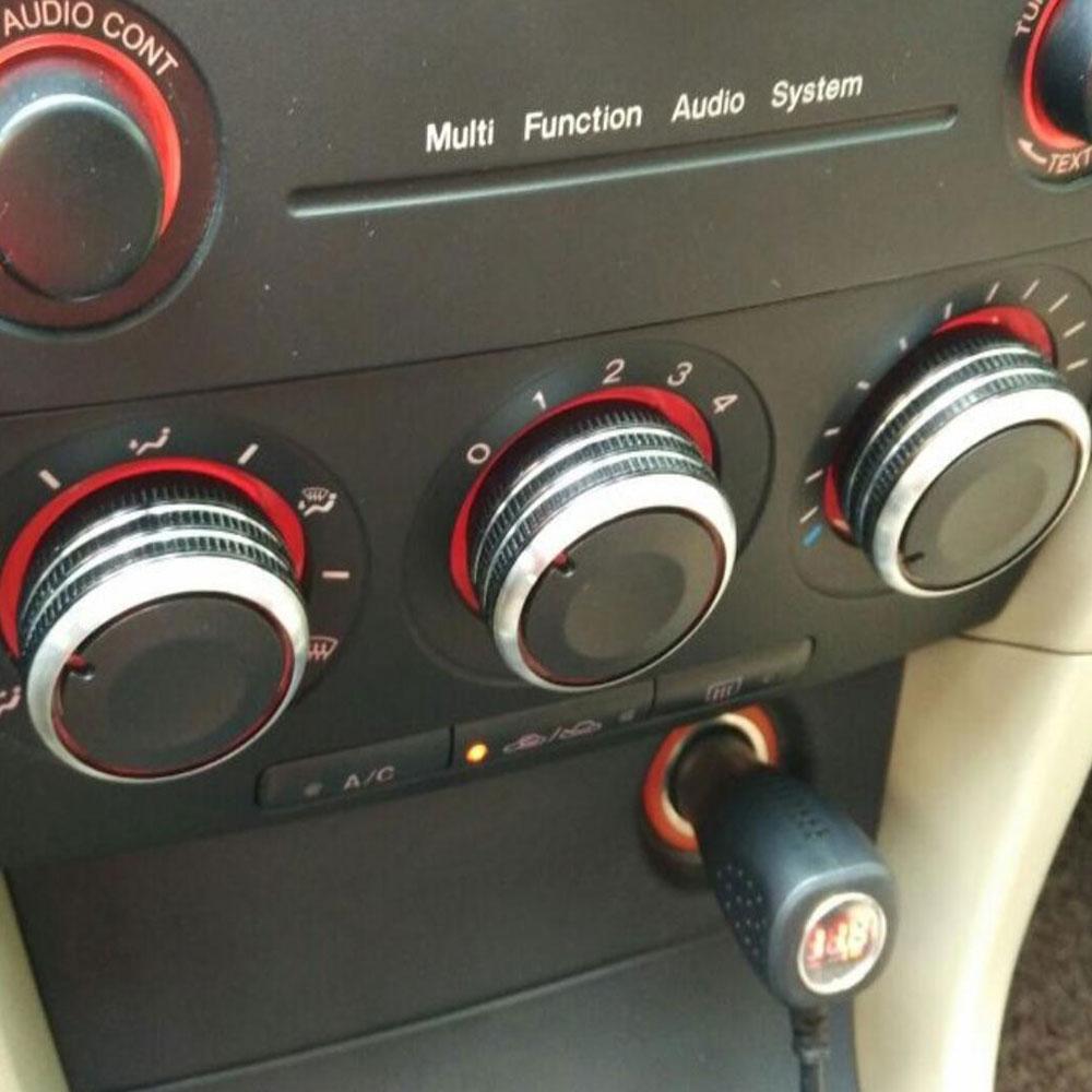 Color My Life A/C Air Condition Panel Control Knob Fit for Mazda 3 M3 2004 2005 2006 2007 2008 2009 Car Accessories