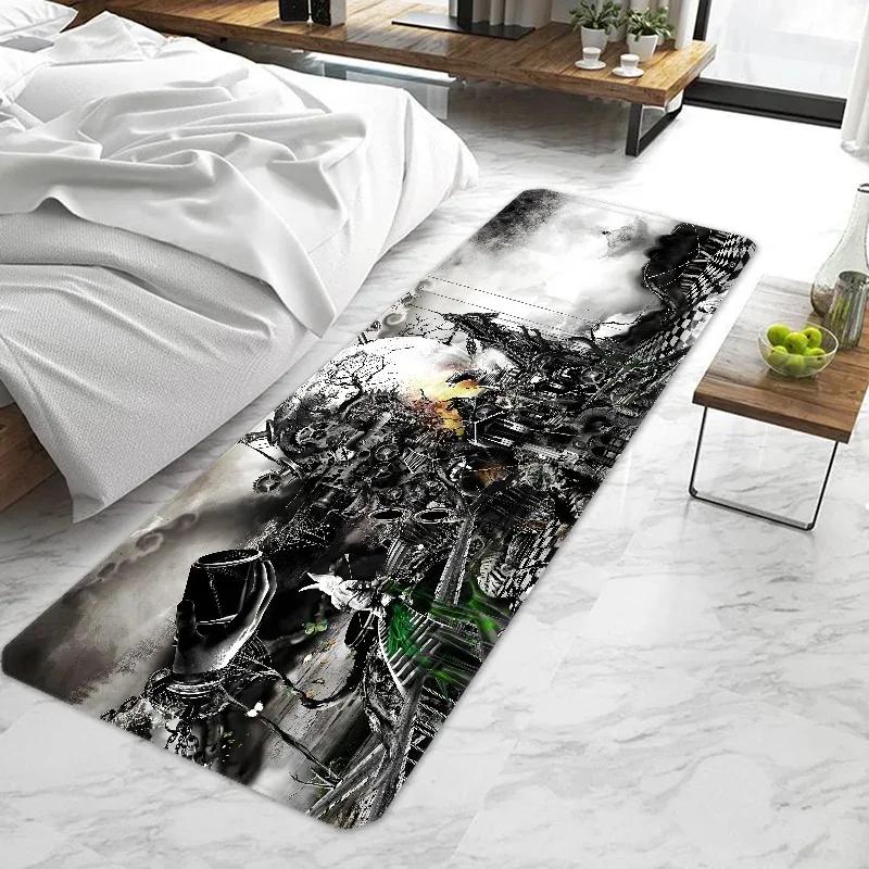 Tim Burton B-Beetlejuices Door Mat Entrance Doormat Non-slip Washable Kitchen Carpet Living Room Hallway Rugs Door Mats Bathroom