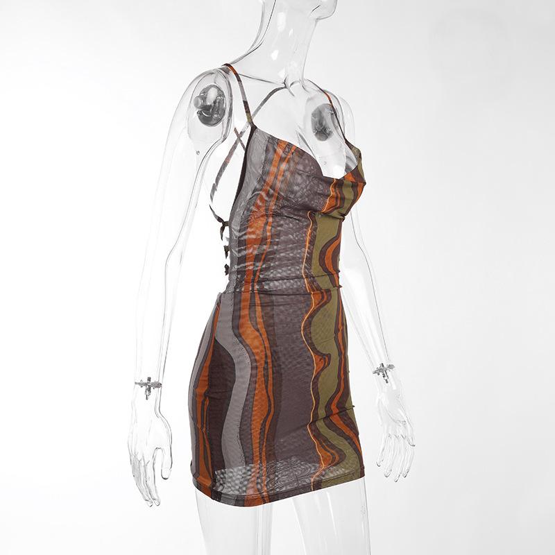 Женское клубное вечерние бретельки без рукавов — фото 8