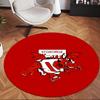 St George Illawarra Dragons (5) Round Office Rug Decorative Floor Rug for Office Bedroom Living Room and Home Space