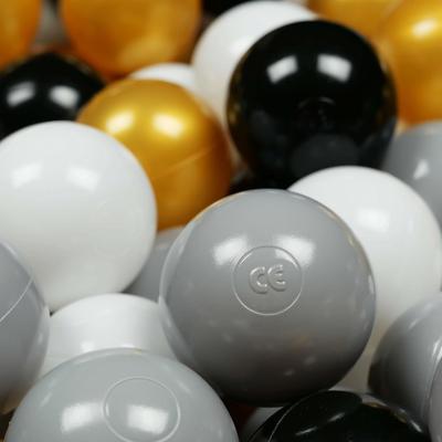 Toy Balls Ø7cm 300pcs White, Gray, Black, Gold
