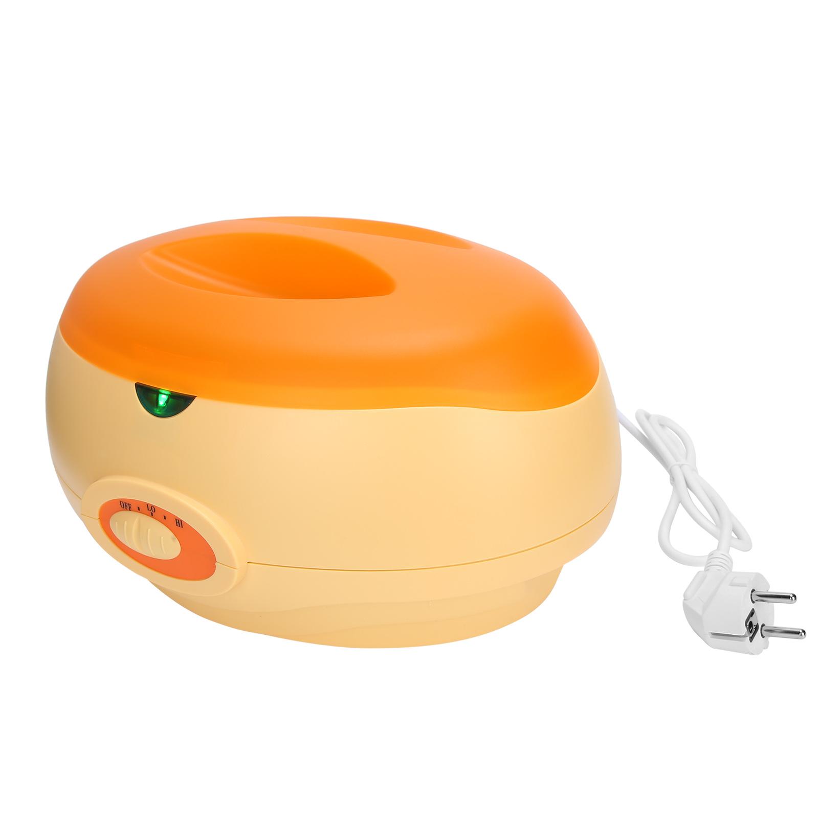 

Ручной восковой аппарат с 2 скоростями, регулировкой температуры, увлажняющим, отшелушивающим, подогревателем воска, желтый EU PLUG