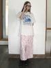 Sinun Rose Printed Skirt (Pink)