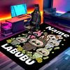 Custom Name Personalized Labubu Print Carpet, Versatile Home Decor Rug, for Playroom, Apartment, Balcony, Entryway, Hallway Gift