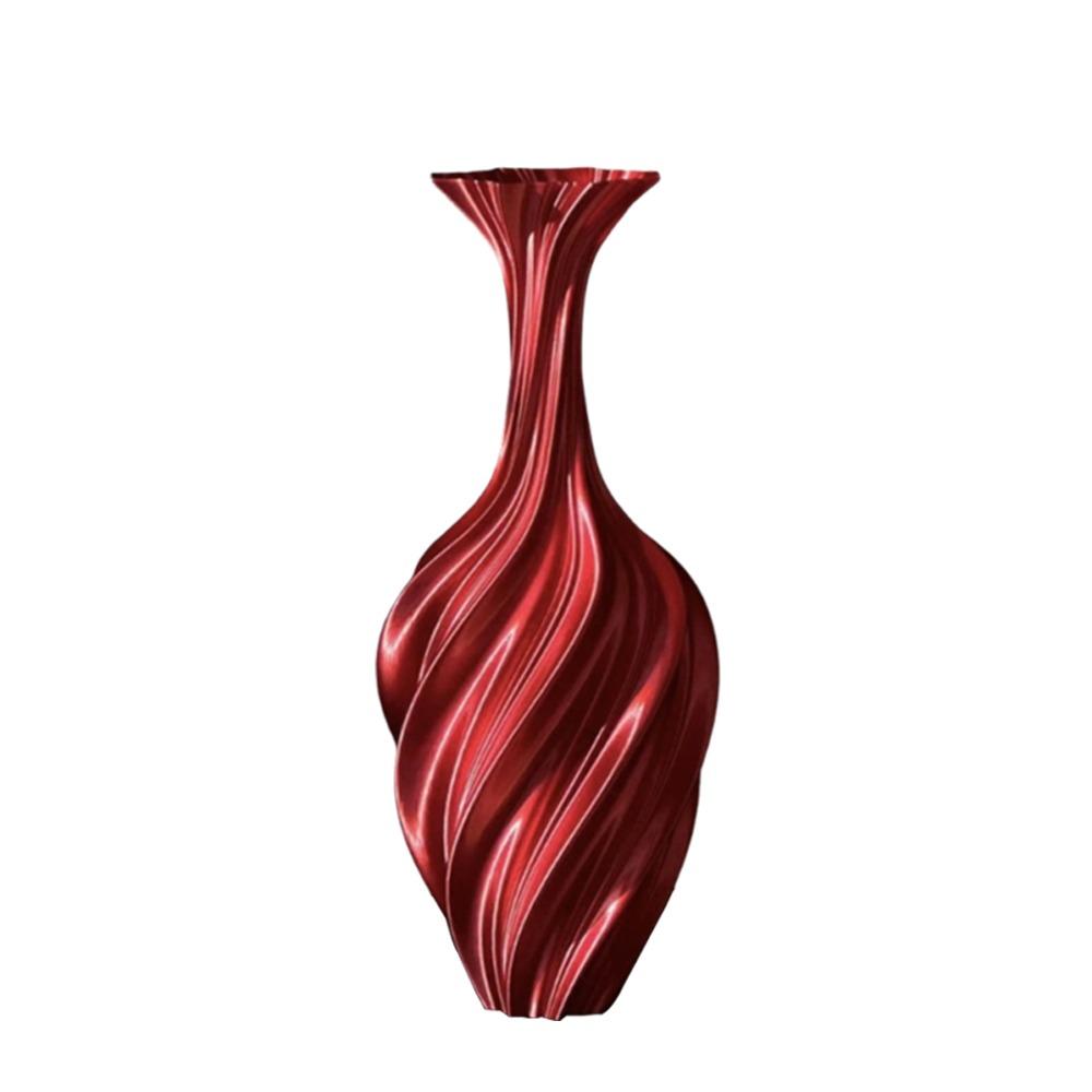 3D Printed 3D Printed Flower Vases Swirl Pattern Nordic Abstract Vase Decorative Vase Home Decor