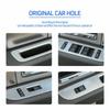 Interior Window Lift Switch Panel Trims Cover Frame Silver For Ford F150 2009-14