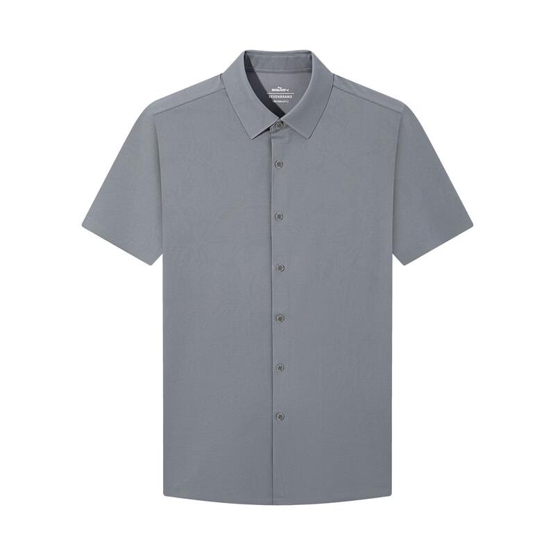 Septwolves Seamless Jacquard Stretch Short-Sleeve Shirt