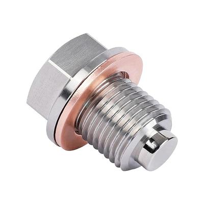 Magnetic Oil Drain Plug M14x1.5 Oil Pan Drain Plug Easy To Install Stainless