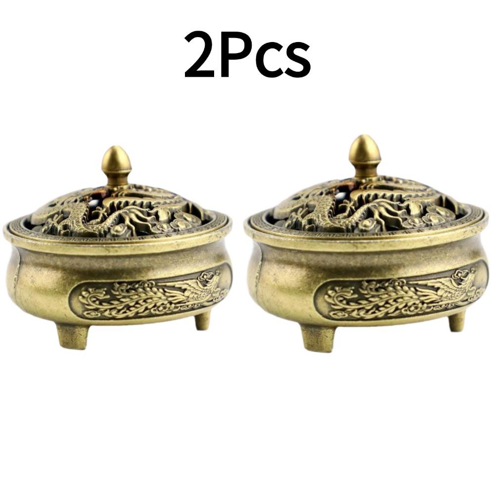 

2 шт. Традиционная мини-антикварная аромалампа, сделай сам, для дома, для помещений, сковорода, подставка для благовоний, проволочная подставка для благовоний, декор для чайной церемонии, подарки