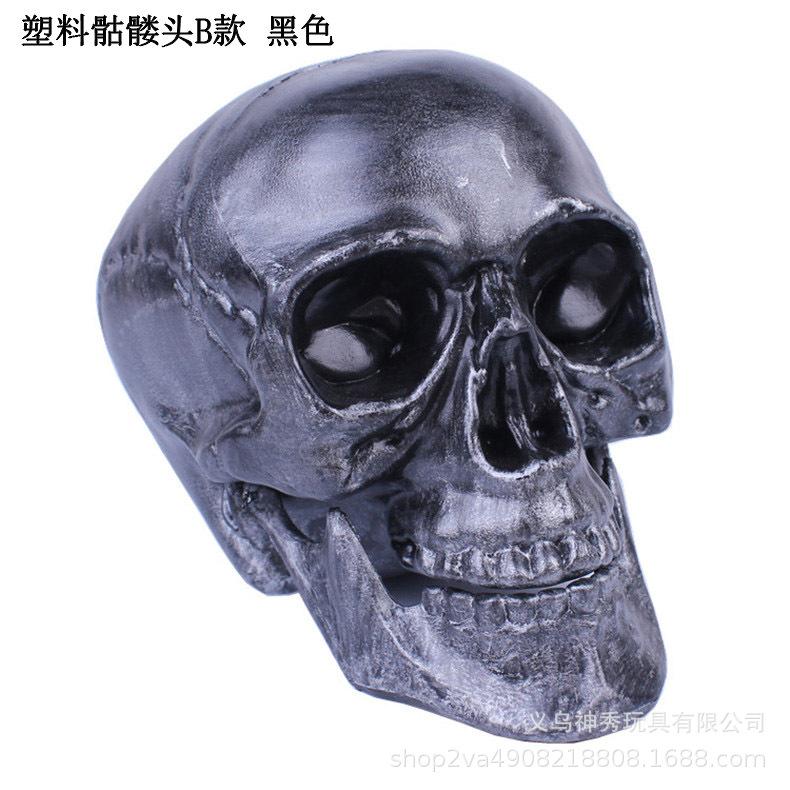 10,000 Halloween ghost festival decoration horror funny spoof trick trick prop plastic skull ornament