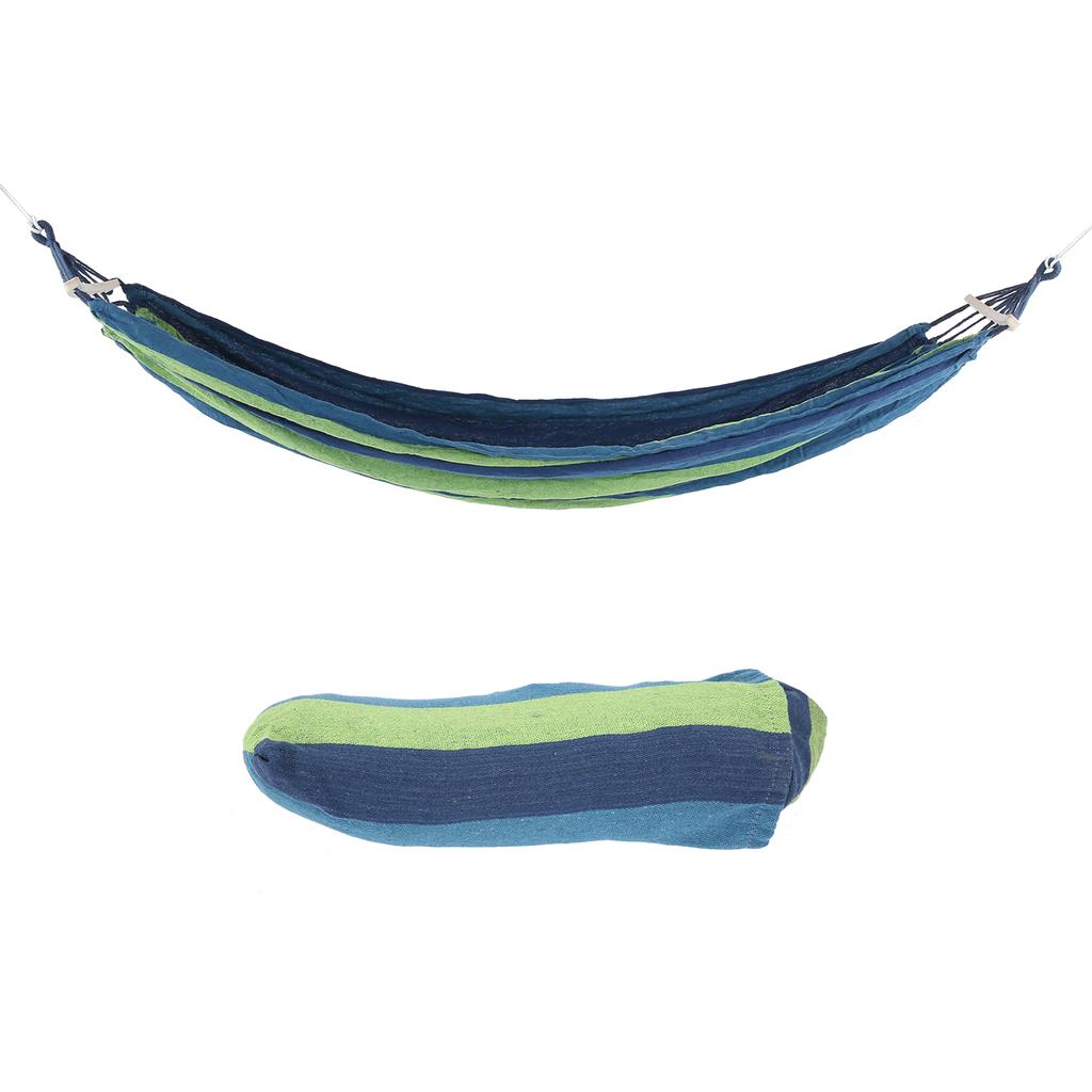 Camping Hammock Portable Outdoor Travel Lightweight Hammock with Hardwood Spreader Bar