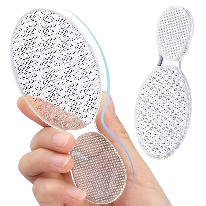 Transparent Foot File Pedicure Tool Nano Exfoliating Scraper For Dead Skin Removal Callus Remover Hard Corns And Cracked Heels