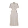 TVIEW Belted Out-Pocket Shirt Dress_V6B-Cop028