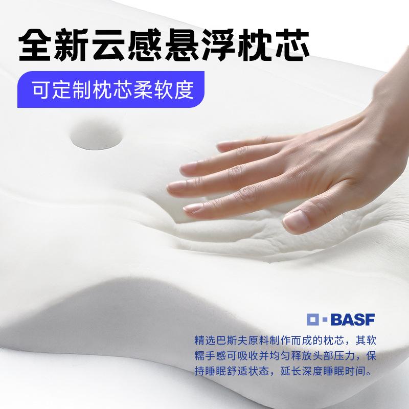 Cuscino memory per sonno profondo con nucleo a rimbalzo lento che non collassa per proteggere la colonna cervicale e favorire il sonno cuscino in memory foam
