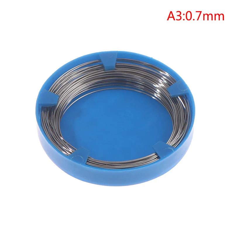 

1 шт. Стоматологічний нержавіючий сталевий дріт Стоматологічний лабораторний інструмент Стоматолог Ортодонтичні витратні матеріали 0,5/0,6/0,7/0,8/0,9/1,0 мм