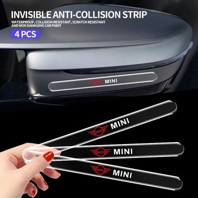 Plaque de seuil de pare-chocs arrière Barre Rétroviseur Anti-collision Protecteur Autocollant Pour Mini Cooper One JCW Works F54 F55 F56 F57 F60