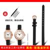 Cinturino Orologio Sottile Vera Pelle Stampa Coccodrillo Donna Morbido Pelle di Mucca Cinturino Orologio rosso bianco piccolo Cinturino da Donna 6mm 8mm 10mm 12mm 14mm 16mm