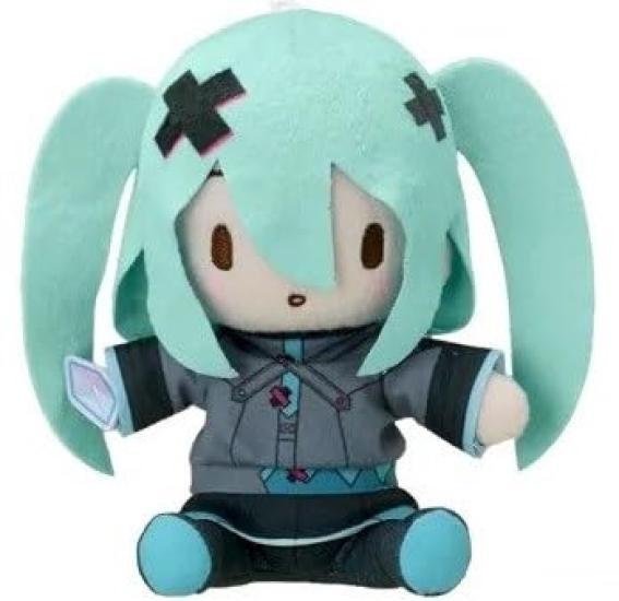 

The Broken World and Miku Who Fluffy Mini Plush Toy 12cm from The World of Closed Project Sekai Can t Sing Virtual Singer Vol.1 Vol.2 Approx.