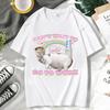 Cant Wait To Go To Work Funny Cat Meme T Shirt Unisexs Womens Vintage Gothic Rock Punk Short Sleeve Hip Hop Oversized Tshirt