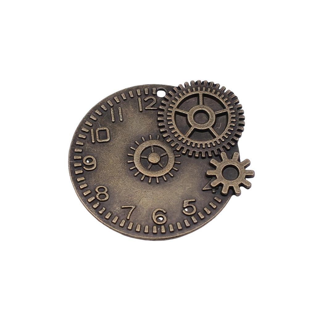Steampunk Gear Charms Cogwheel Pendants For Industrial Themed Jewelry