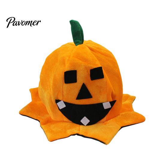 Bequemer atmungsaktiver Festivalhut Halloween Kürbis für Kinder Erwachsene, Lustige Plüsch Spukhaus Bühnenrequisiten Hexe Party Kostüm, Cosplay, Bühne