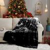 Dark Anime Ninja Character Blanket Lightweight Ideal Bedding Blanket Perfect for Travel, Camping, Living Rooms, Offices, Sofas, Fan Christmas Gift
