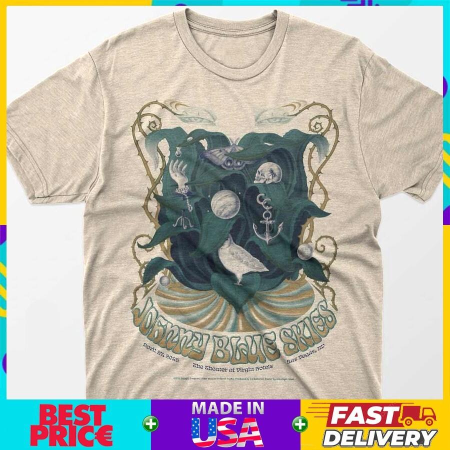 Johnny Blue Skies Concert For Las Vegas NV Tee At The Theater At Virgin Hotels S