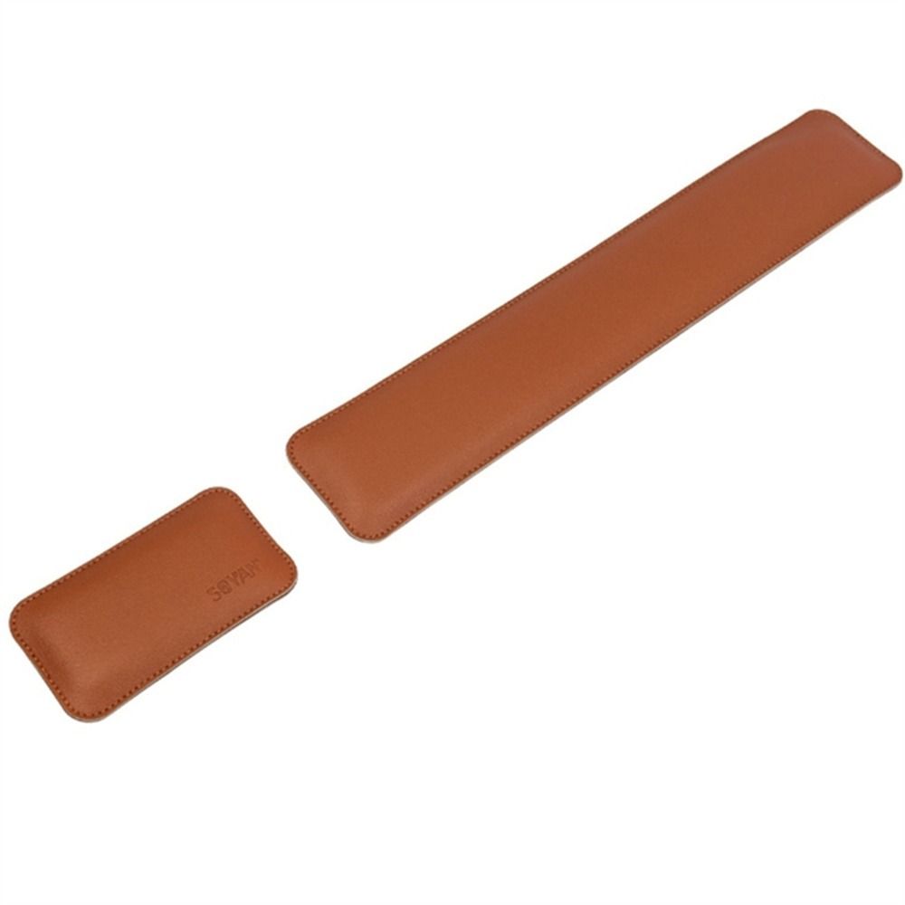 Keyboard Pad Leather PU Computer Pad Keyboard Hand Rest Wrist Rest Pad Mouse Pad Computer Palm Rest