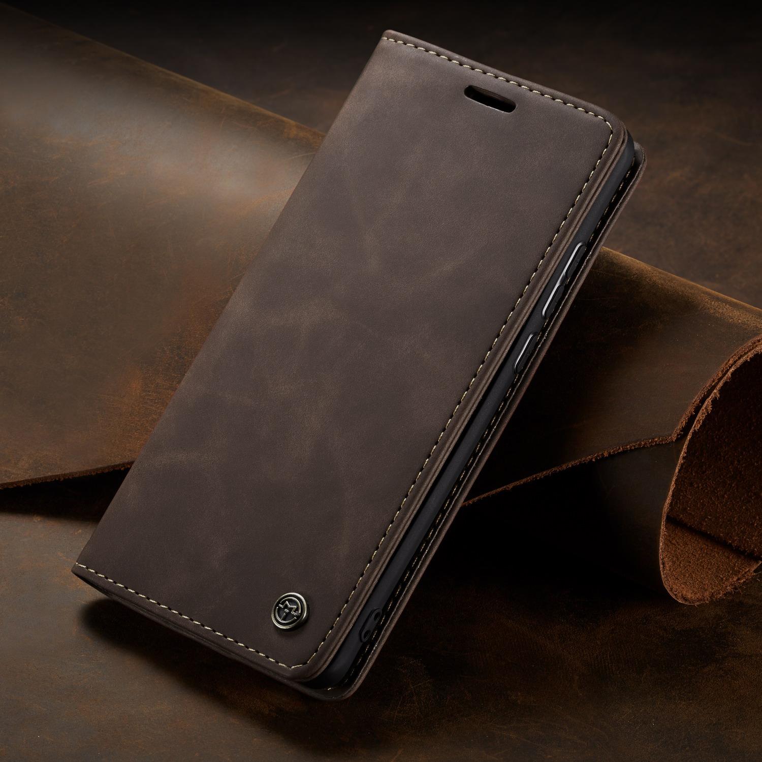 

Leather Case For Apple iPhone 17 16 15 14 13 12 11 Pro XR Xs Max Mini 16e Air X 8 7 6S Plus 5S SE 2020 2022 SE3 Flip Case Cover iPhone SE (2022) кавовий