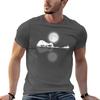 Nature Guitar Night T-Shirt Plus Size Basic Short Sleeve Top