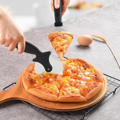 Pizza Kesiciler Paslanmaz Çelik Pasta Rulo Kesici Pizza Bıçağı Kurabiye Kek Rulo Tekerlek Makas Kesme Mutfak Aksesuarları