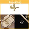 New Chinese Style Gold Plated Snake Ring With Cz Zircon For Women Gift