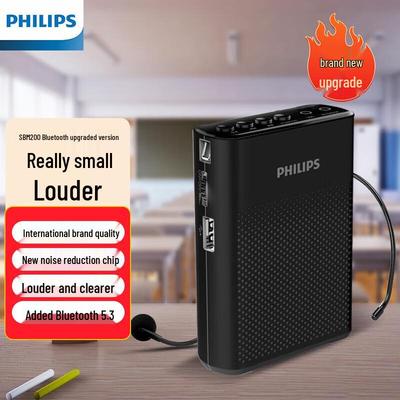 Philips SBM200 Portable Megaphone with Bluetooth Speaker CN Plug (adapter Included)