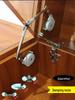 Tatami Dressing Table Hydraulic Gas Spring with Telescopic Flip-up/Flip-down Doors and Damping Buffer.